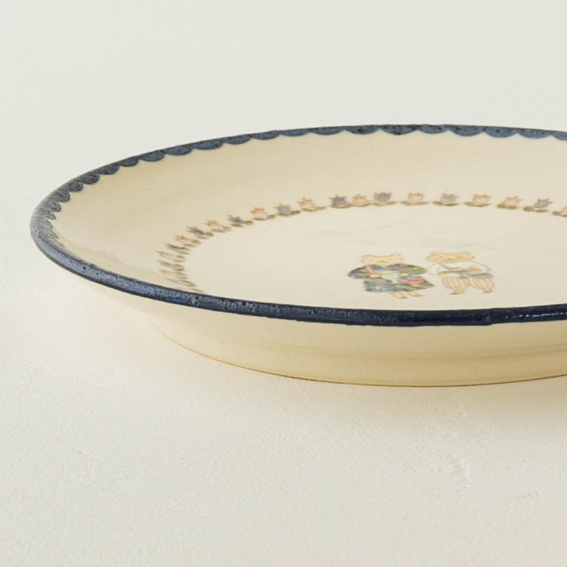 22cm Plate A | Yukiko Nagahama (Yabukarabou)