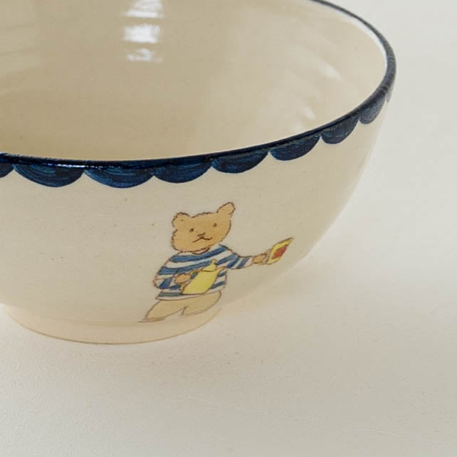 くまねこお茶わん A|長浜由起子(やぶから房)