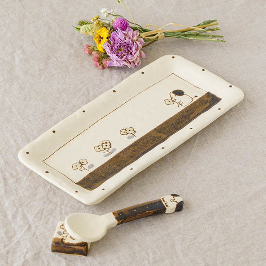 Tray L Elephant | Maruban Ceramics Factory