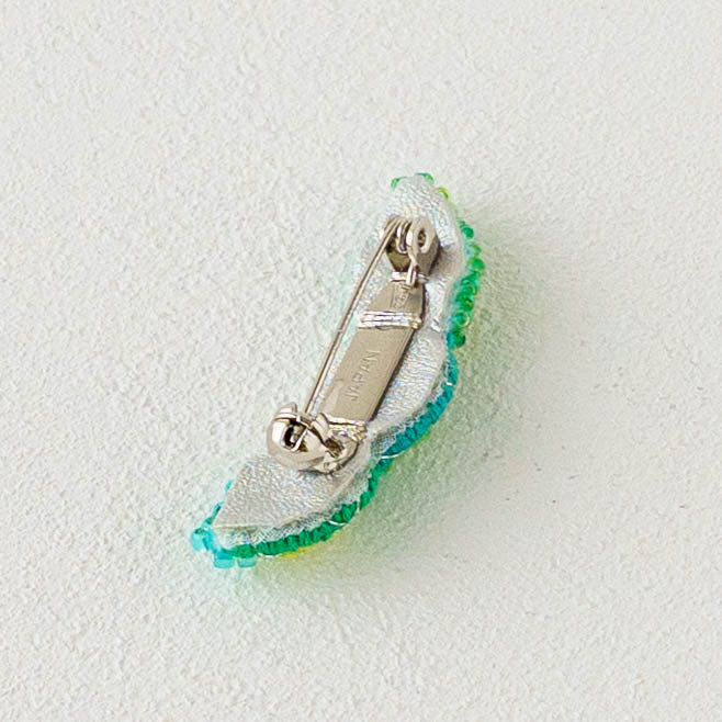 Embroidery Brooch Edamame | Aonoie