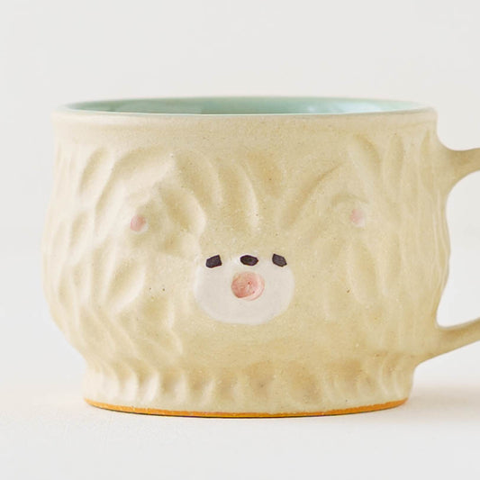 Mug Bear White x Light Blue | Mikiko Kato