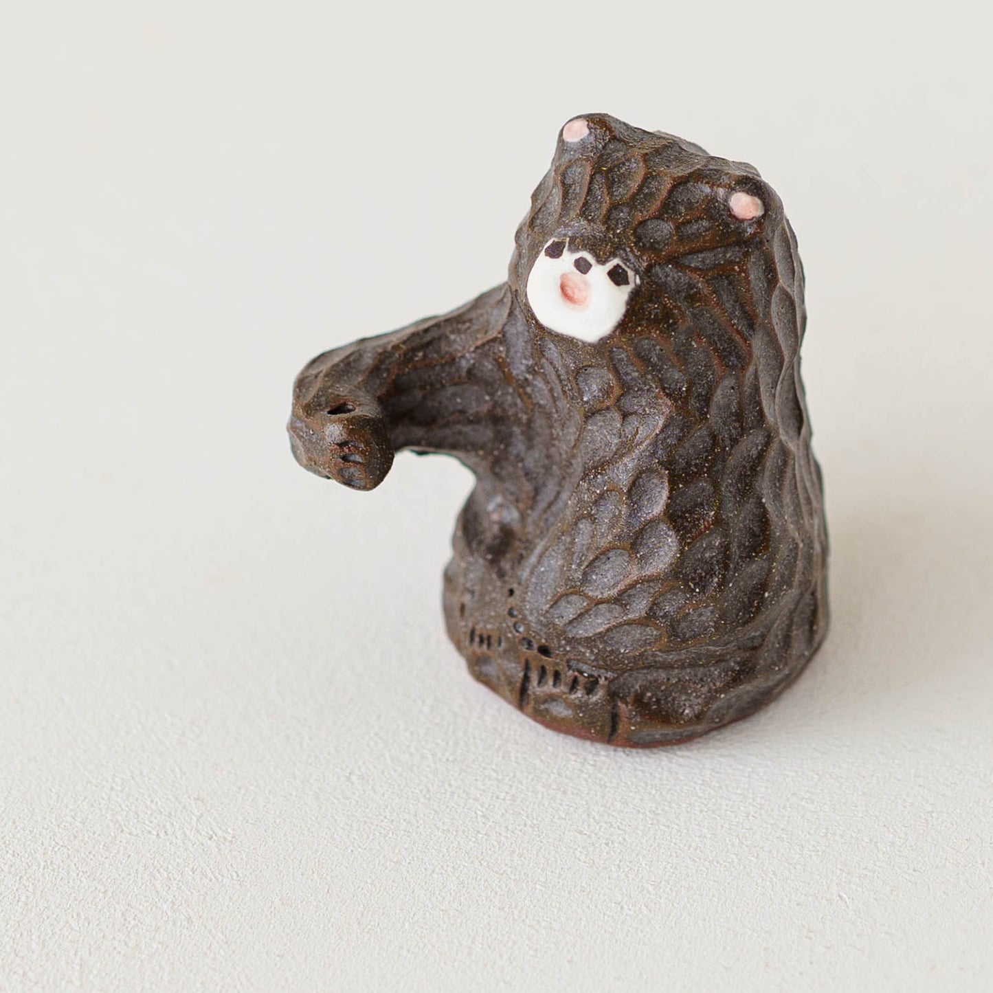 Bear Dried Flower Stand Brown | Mikiko Kato
