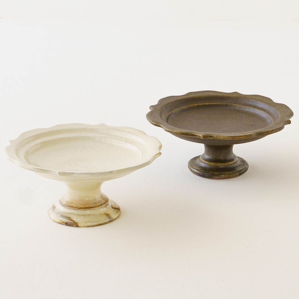 Compote dish 13cm Brown | Furutani Pottery