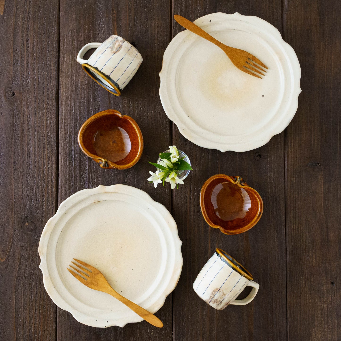 Apple bowl SS Amber | Furutani Pottery
