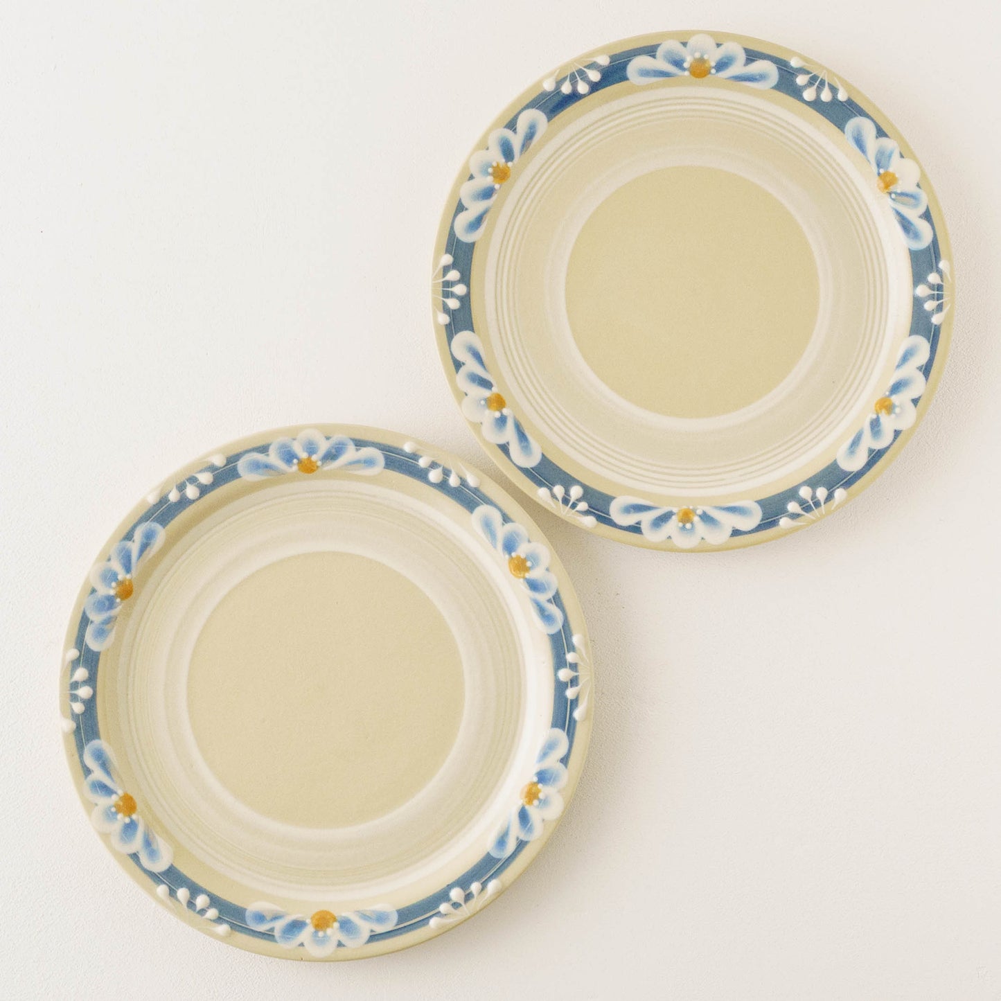23cm plate blue | Adachino pottery