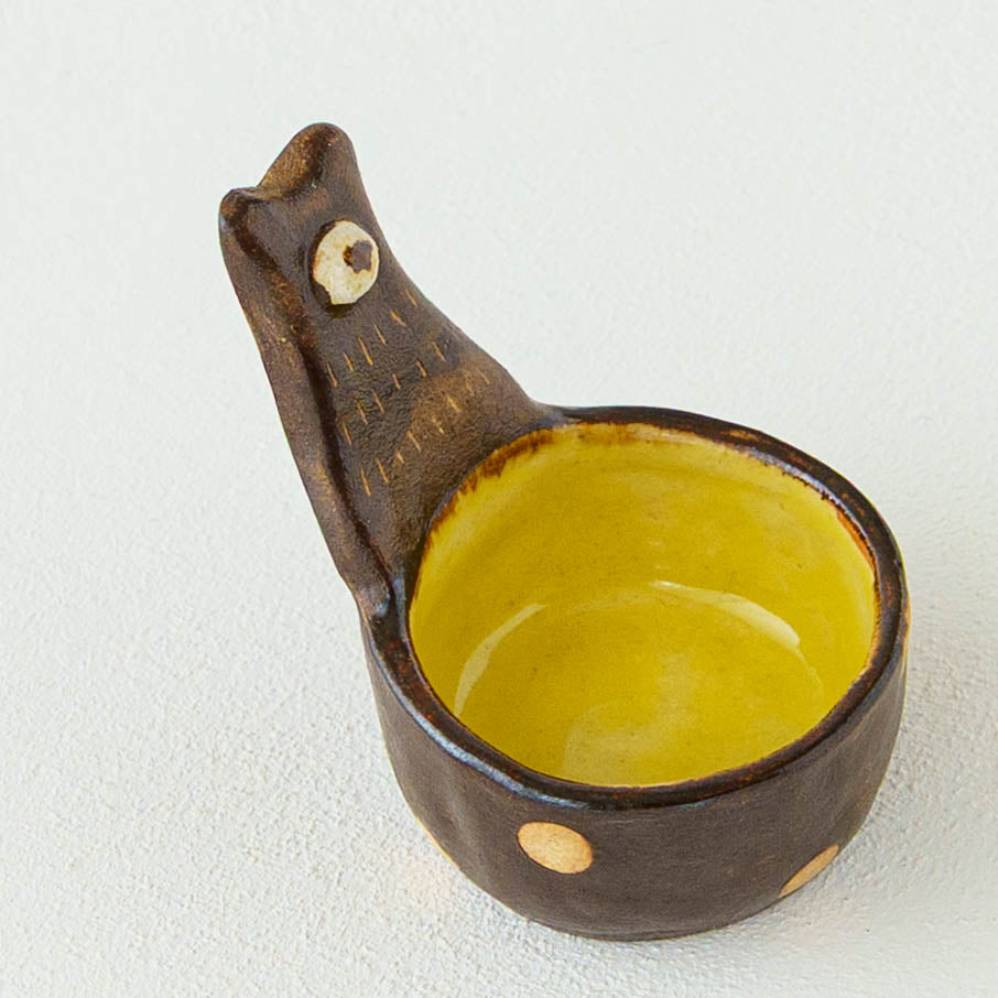 Black bear Measuring Spoon Black x Polka Dot | Kumiko Ishikawa
