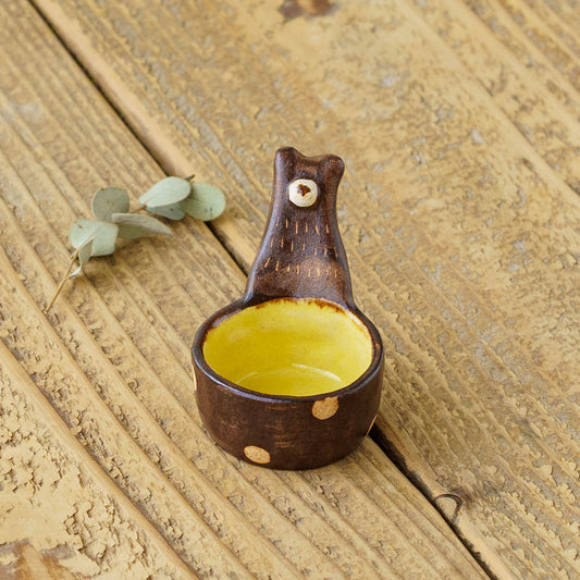 Black bear Measuring Spoon Black x Polka Dot | Kumiko Ishikawa