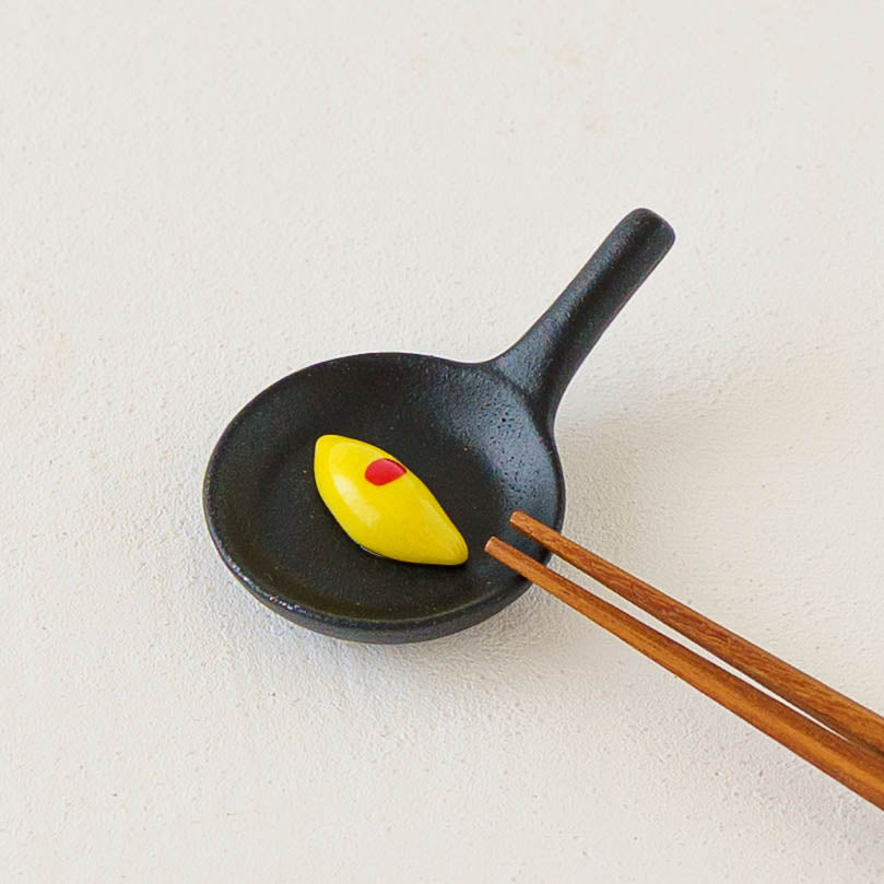 Chopstick rest Breakfast Series | Minoyaki Ihoshirogama Chopstick Rest