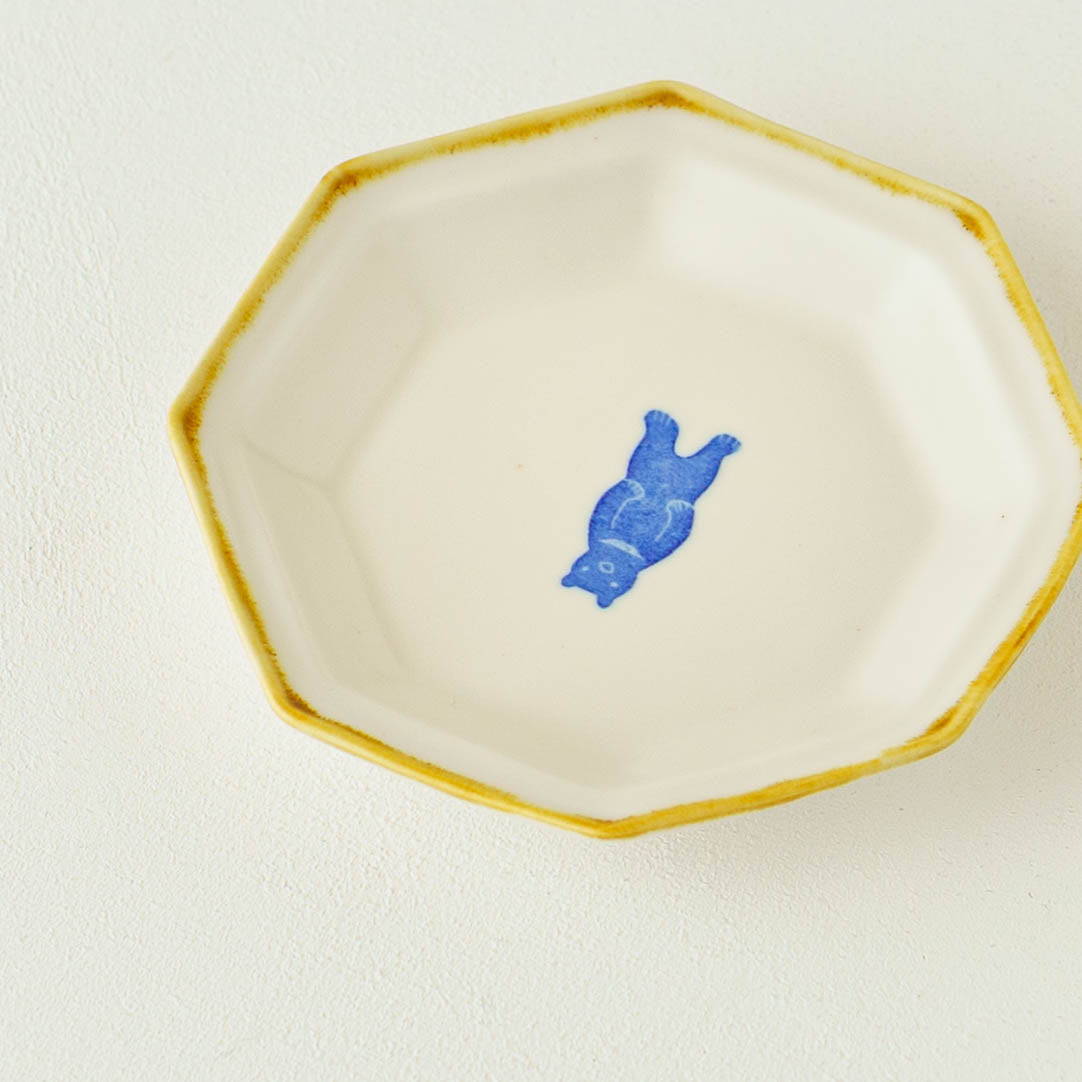 Octagonal Plate S Bear | Toshiyuki Haramura