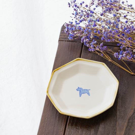 Octagonal plate S horse|Haramura Toshiyuki