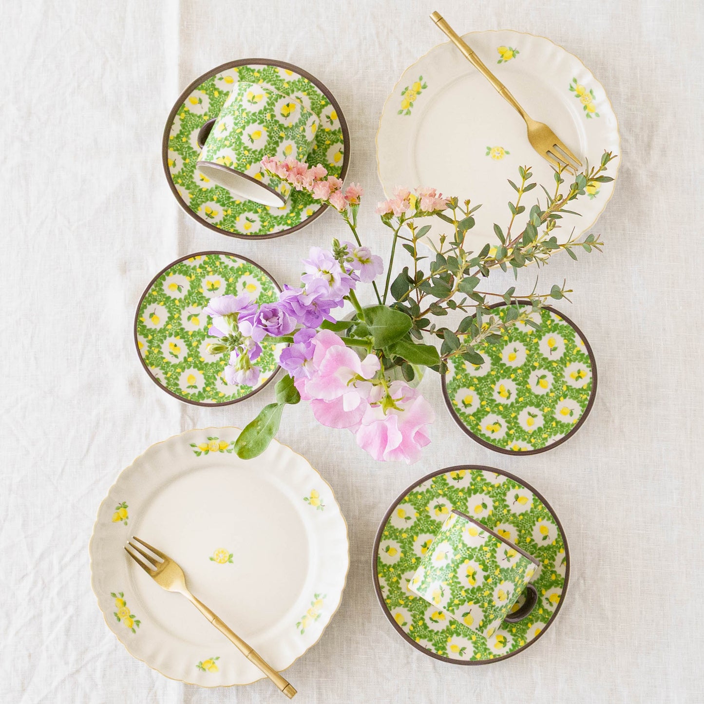 Margaret Rim Plate 18cm Lemon B | Shintaro Abe