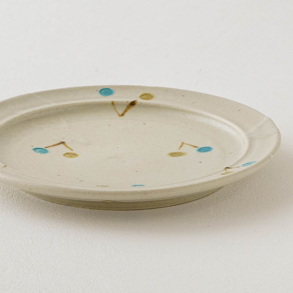 15cm Rim Plate Cherries | Haruko Harada