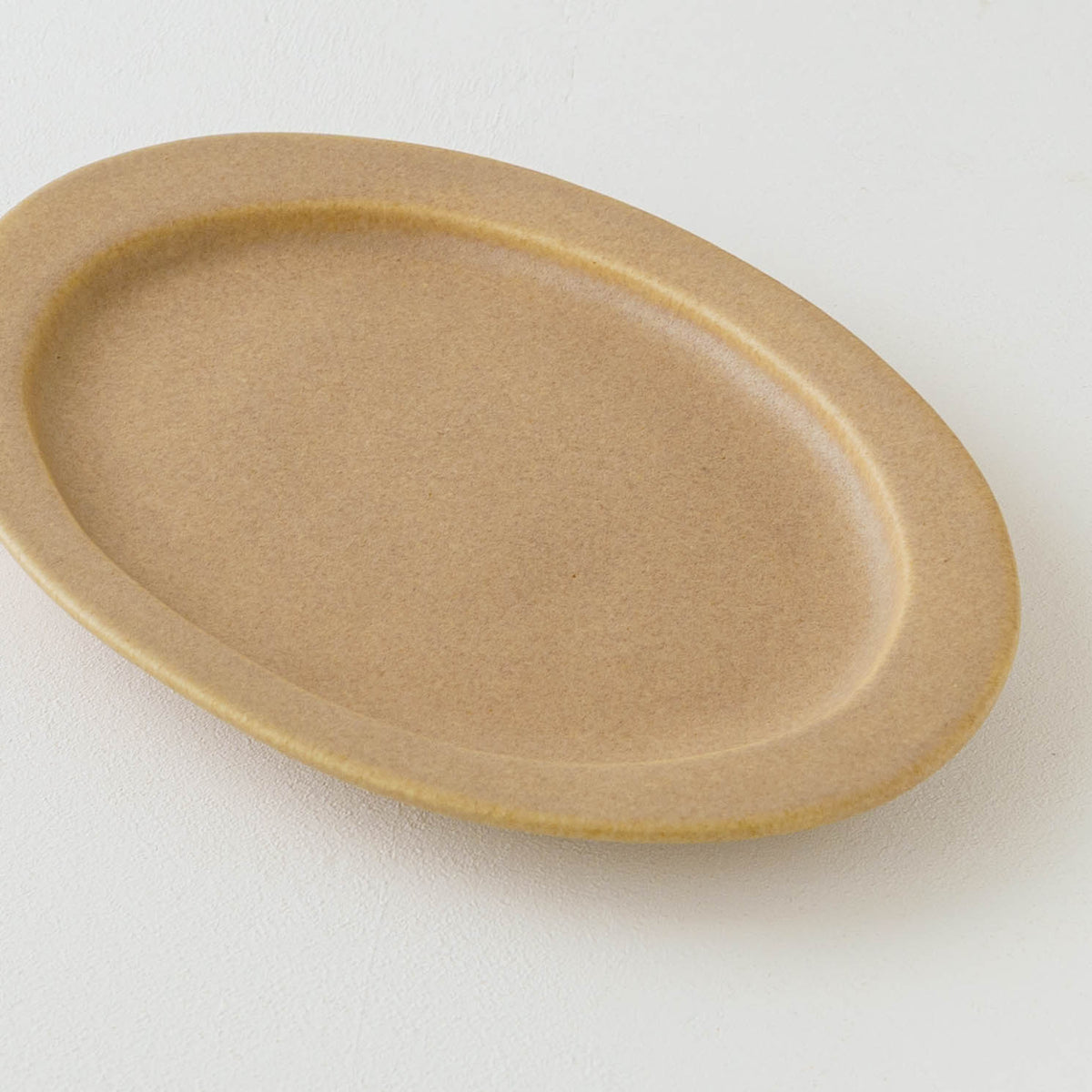 Oval Plate L Pink Beige | Mami Furukawa