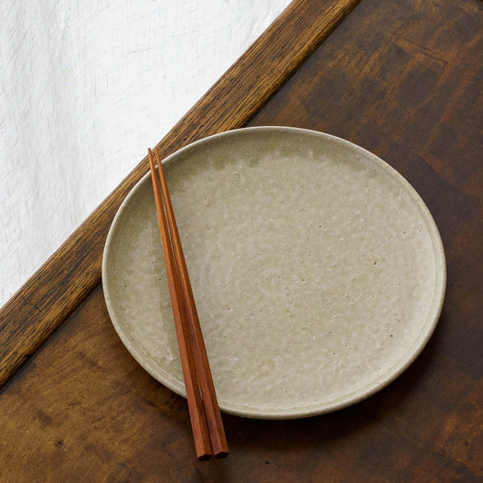21cm plate Apple ash | Totsu Keiichiro