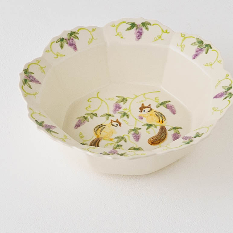 Bowl Squirrel Grape M|Sugar Poppo