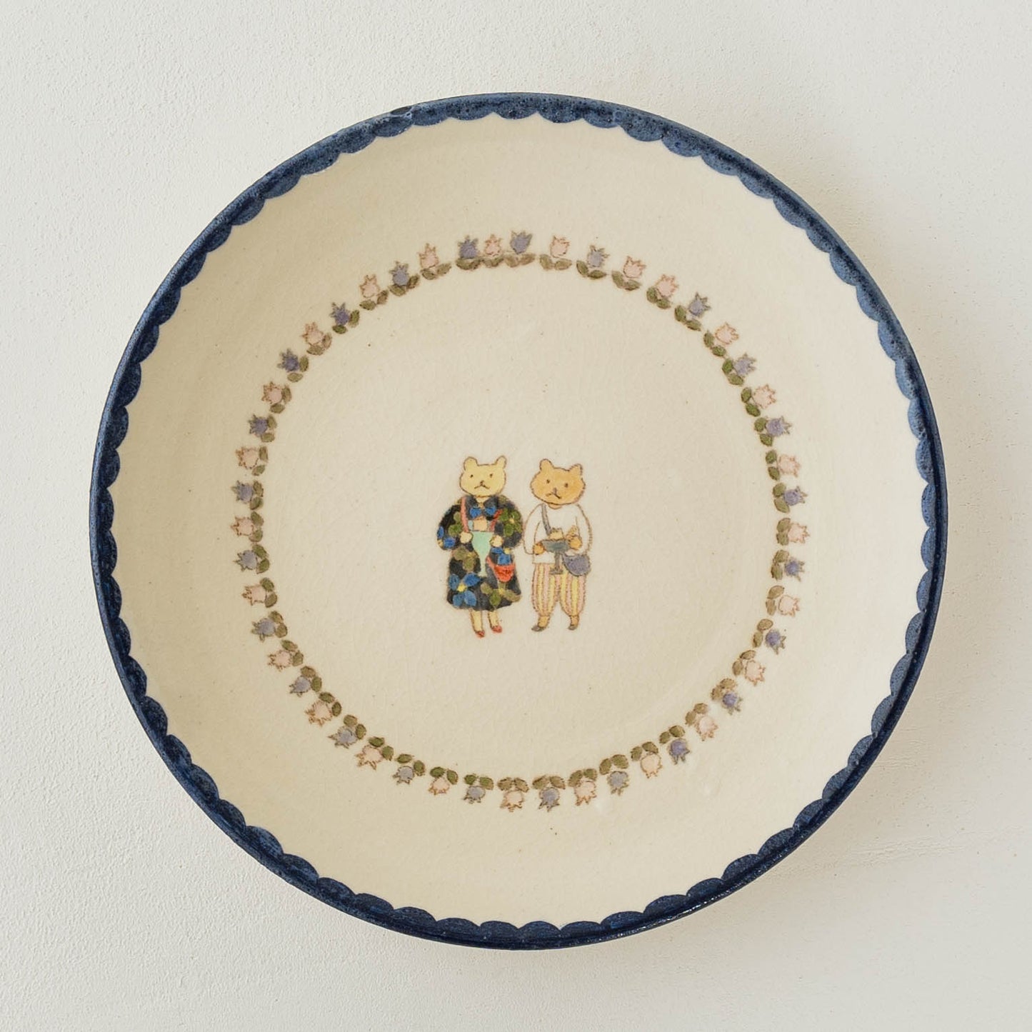 22cm Plate A | Yukiko Nagahama (Yabukarabou)