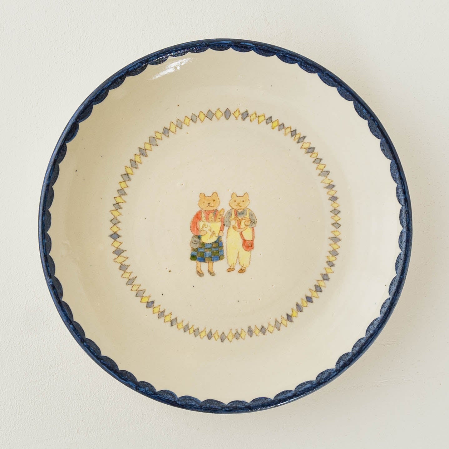 22cm Plate B | Yukiko Nagahama (Yabukarabou)