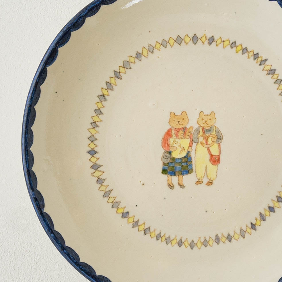 22cm Plate B | Yukiko Nagahama (Yabukarabou)