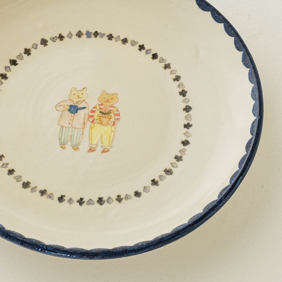 22cm Plate C | Yukiko Nagahama (Yabukarabou)