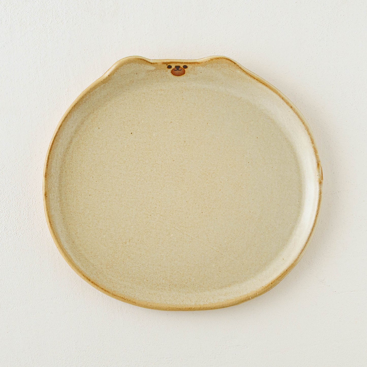 Bear plate L white | Atelier Monora