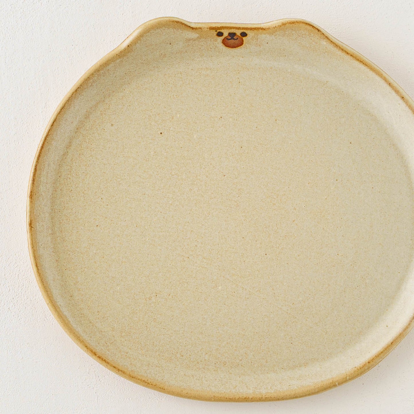 Bear plate L white | Atelier Monora