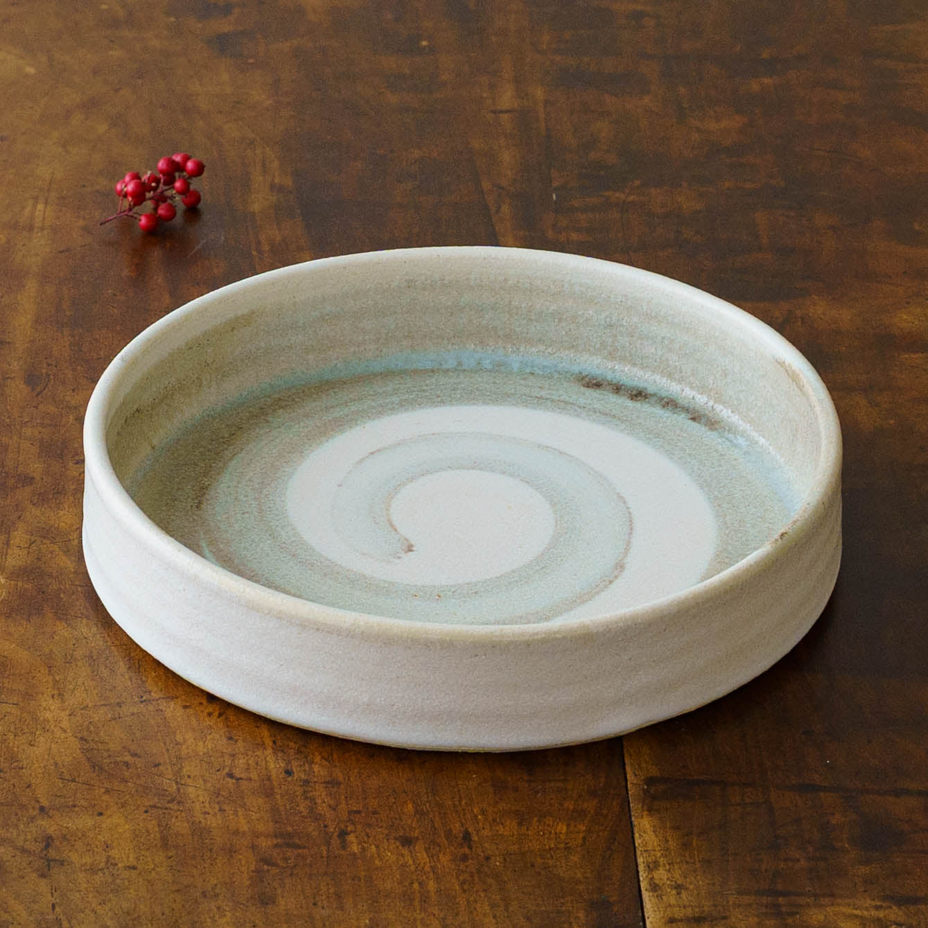 7寸どら鉢　うずまき｜吉永哲子