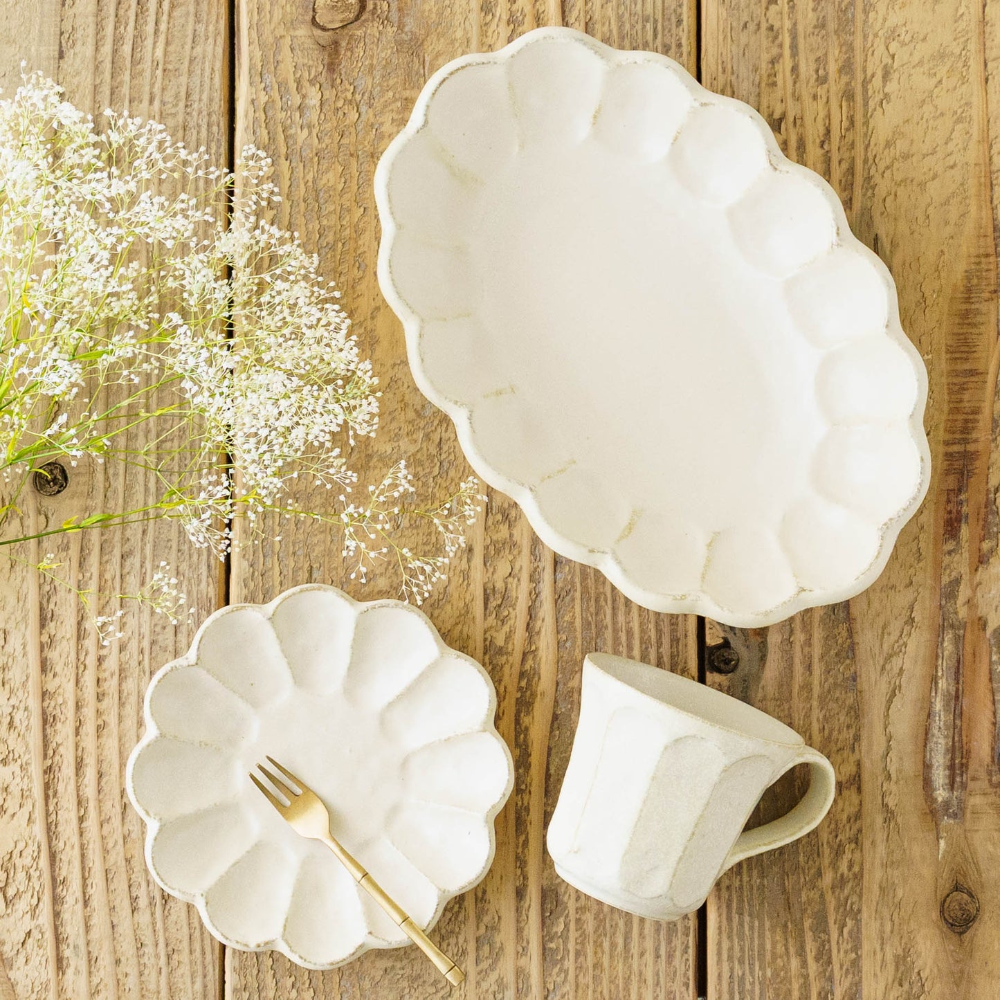 White Rinka 10 bowls｜Kaneko Kohyo