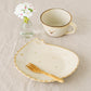 Cat plate L flowers | Atelier Monora