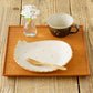 Cat plate L flowers | Atelier Monora