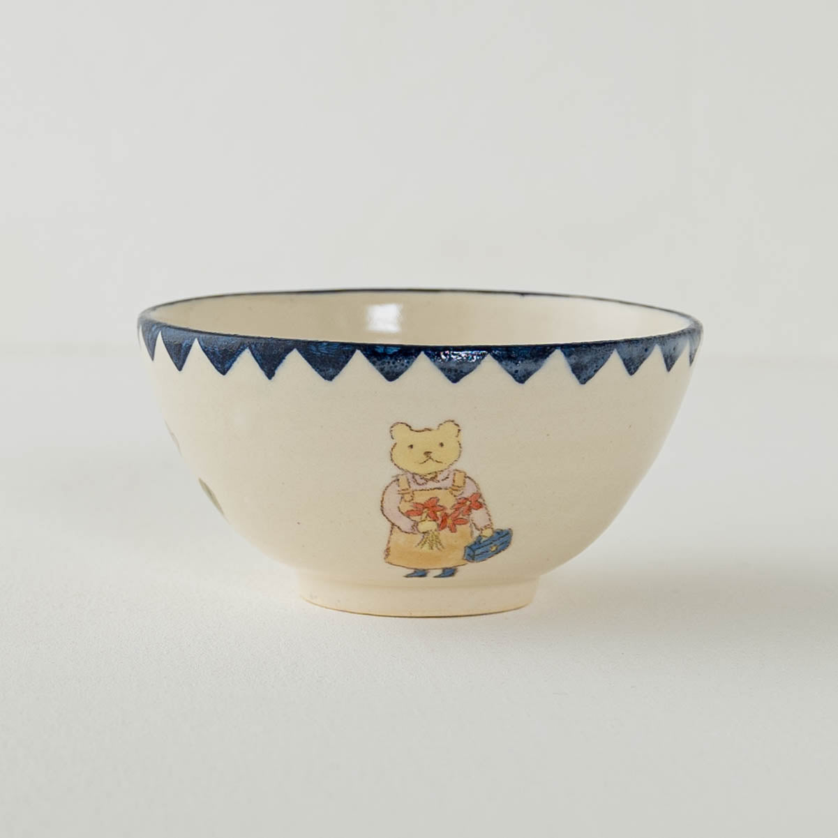 くまねこお茶わん　B｜長浜由起子（やぶから房）