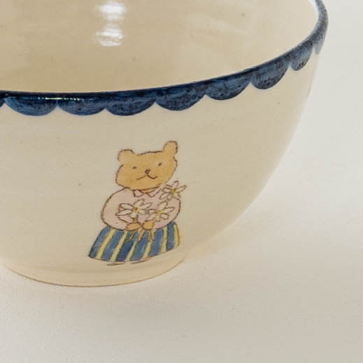 くまねこお茶わん　C｜長浜由起子（やぶから房）