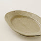 Oval rim plate L kohiki | Sakiko Tomibe