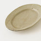 Oval rim plate L kohiki | Sakiko Tomibe