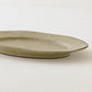 Oval rim plate L kohiki | Sakiko Tomibe