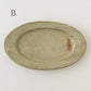 Oval rim plate L kohiki | Sakiko Tomibe