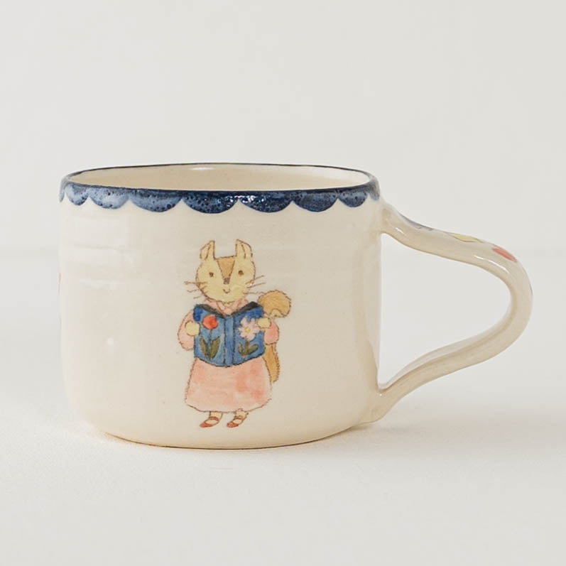 くまねこマグカップ　E｜長浜由起子（やぶから房）