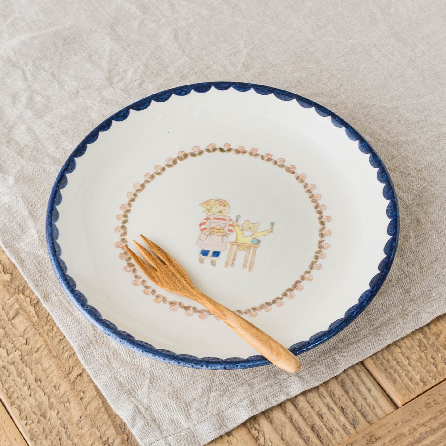 22cm Plate E | Yukiko Nagahama (Yabukarabou)