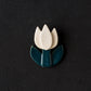 Flower chopstick rest Tulip white｜Michi Tsujimoto