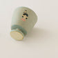Cup Cat and girl light blue | Aya Watanuki