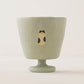 Cup Cat and girl light blue | Aya Watanuki