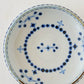12cm plate small flower Blue｜Tosai gama