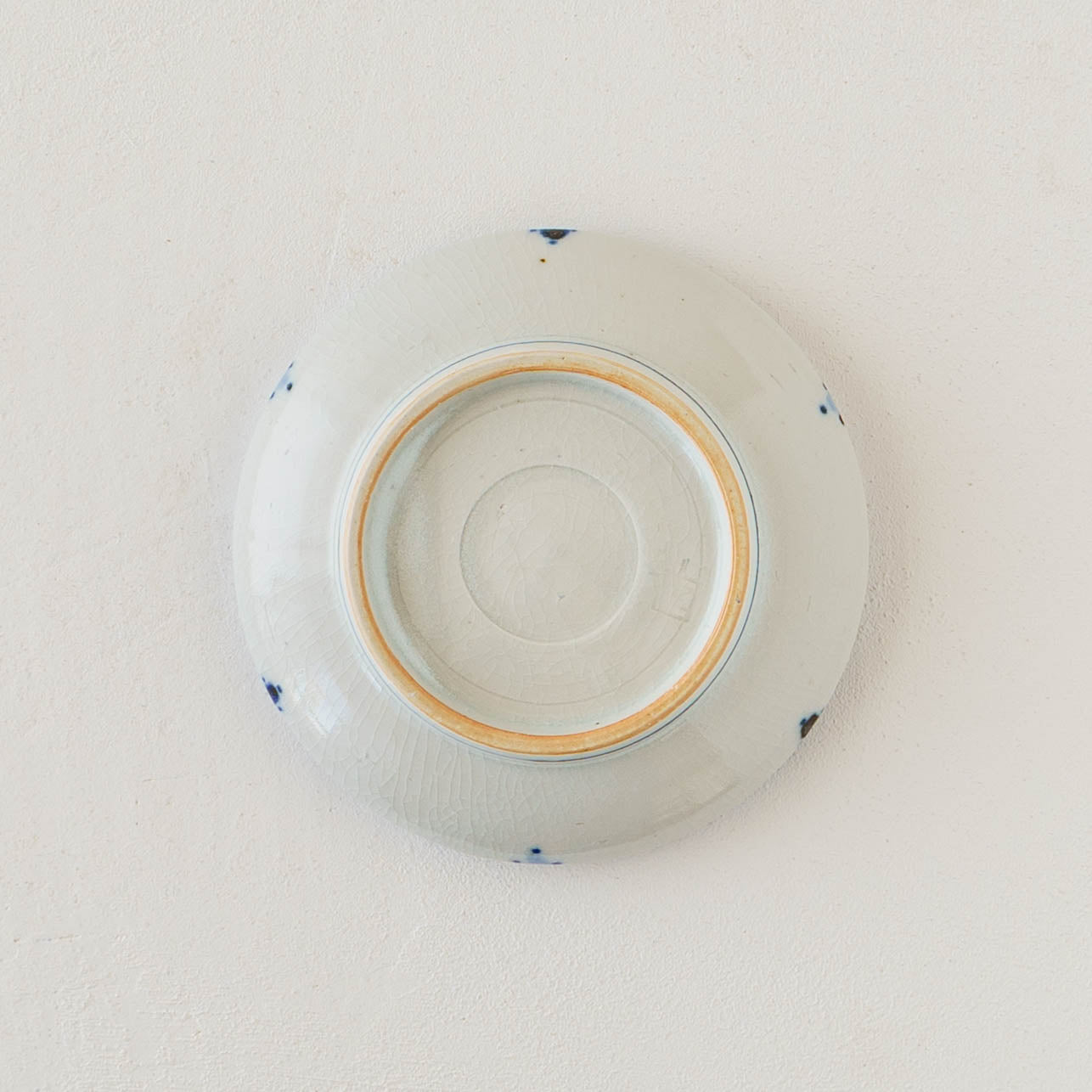 12cm plate small flower Blue｜Tosai gama