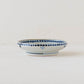 12cm plate small flower Blue｜Tosai gama