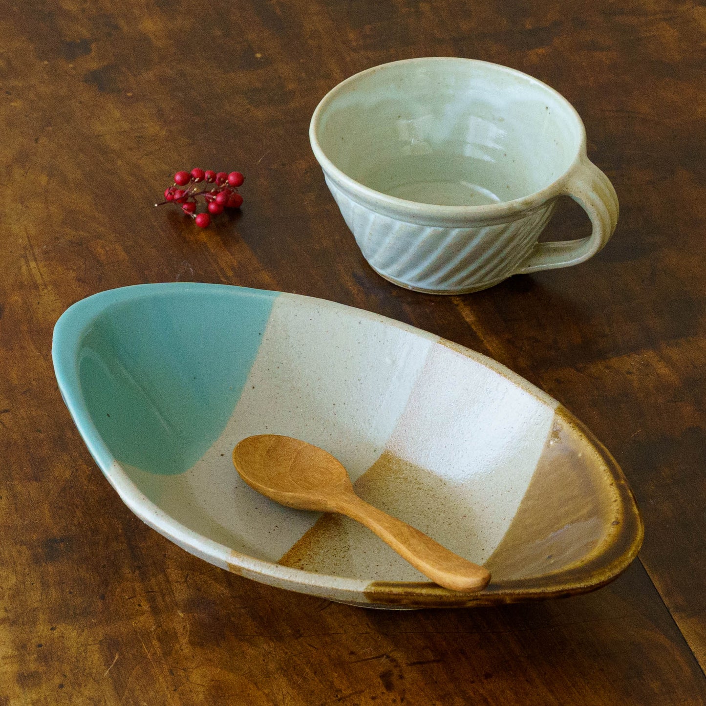 Curry plate B| Tomo Enokida, Enokida Kiln