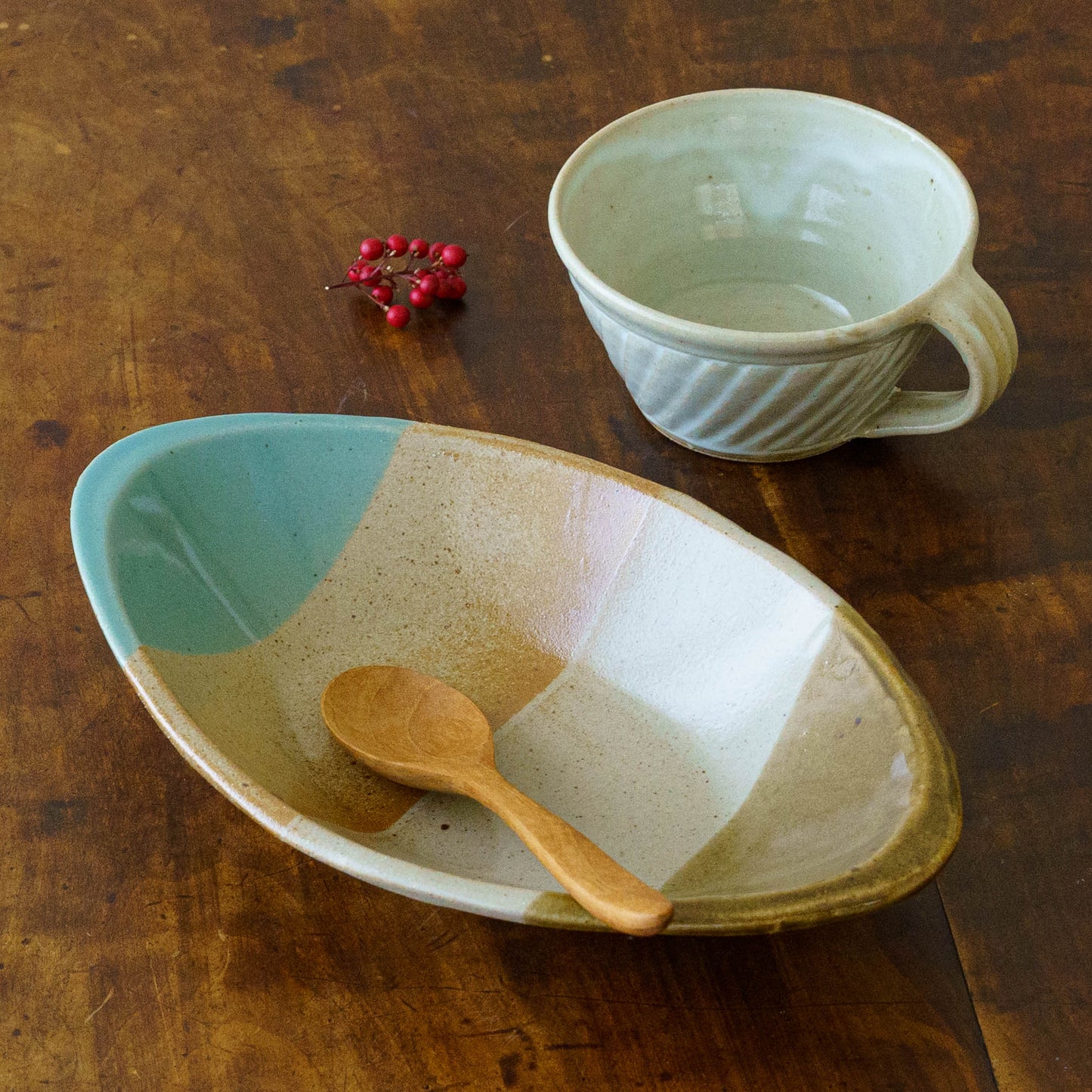 Curry plate C | Tomo Enokida, Enokida Kiln