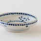 12cm plate small flower Blue｜Tosai gama