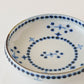 12cm plate small flower Blue｜Tosai gama