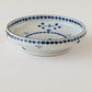 12cm plate small flower Blue｜Tosai gama