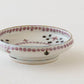 12cm plate small flower Red｜Tosai gama