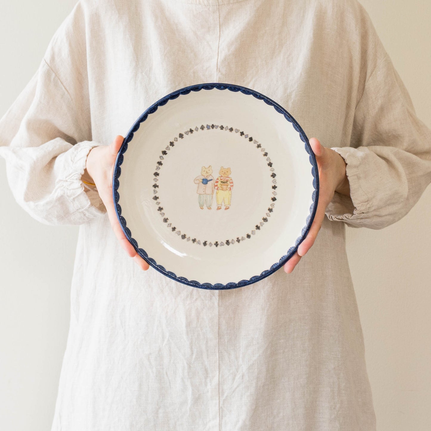 22cm Plate C | Yukiko Nagahama (Yabukarabou)